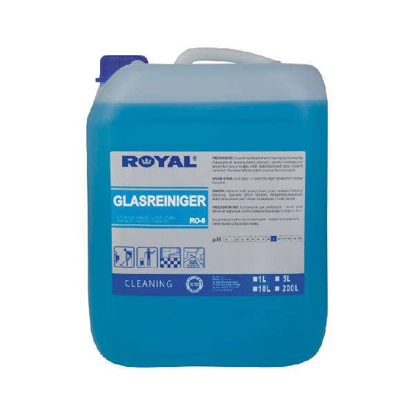 Płyn do mycia szyb na bazie alkoholu Glas Royal 10 l